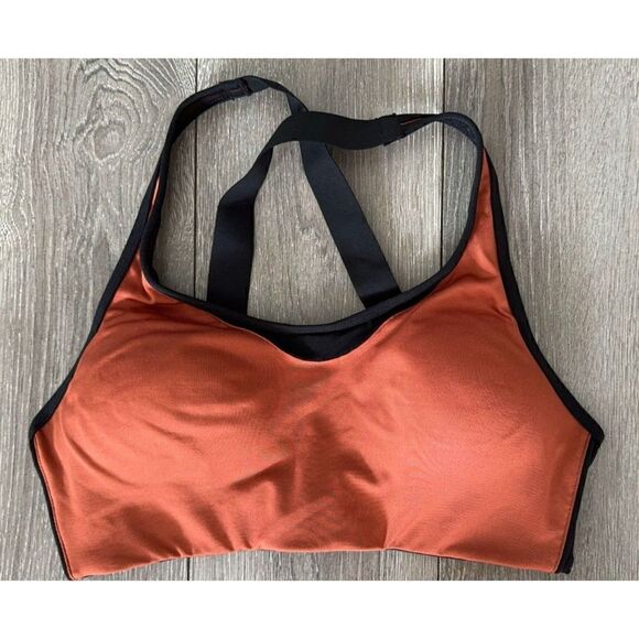 Victoria's Secret PINK Ultimate High Impact Sports Bra Chestnut Spice Brown Sz S - Picture 3 of 8